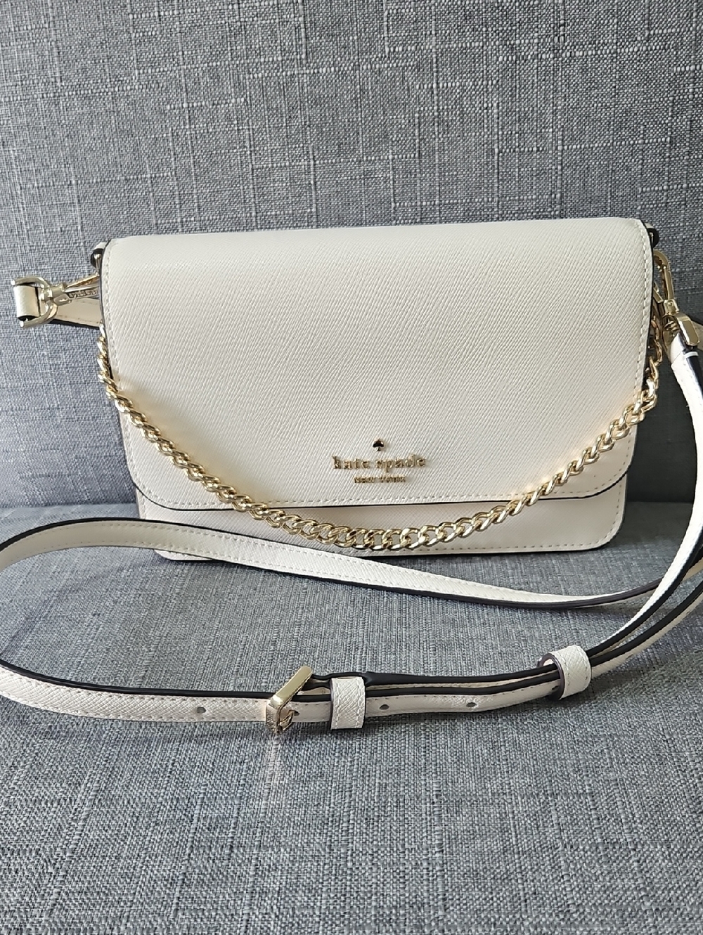 kate spade Madison Small Flap with Gold Chain Detail